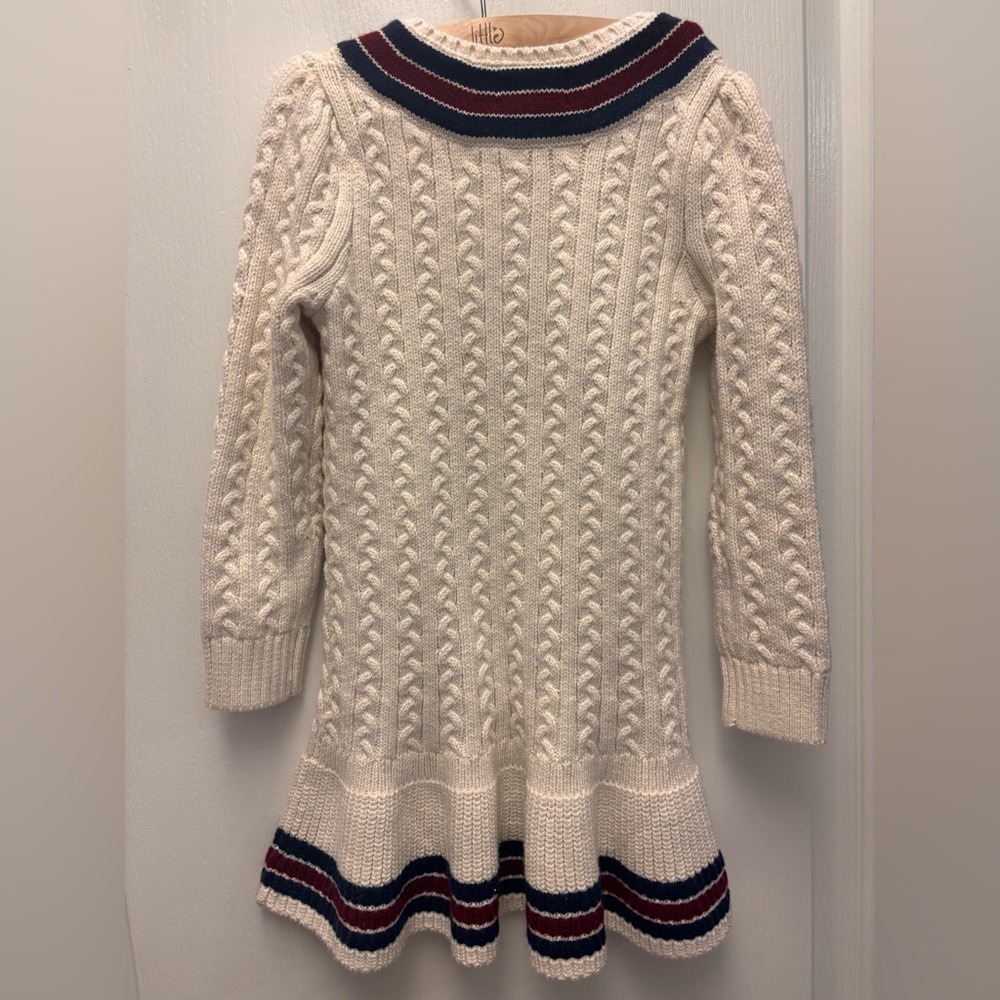 Ralph Lauren Cotton-Blend Cricket Sweater Dress - Picture 5 of 5